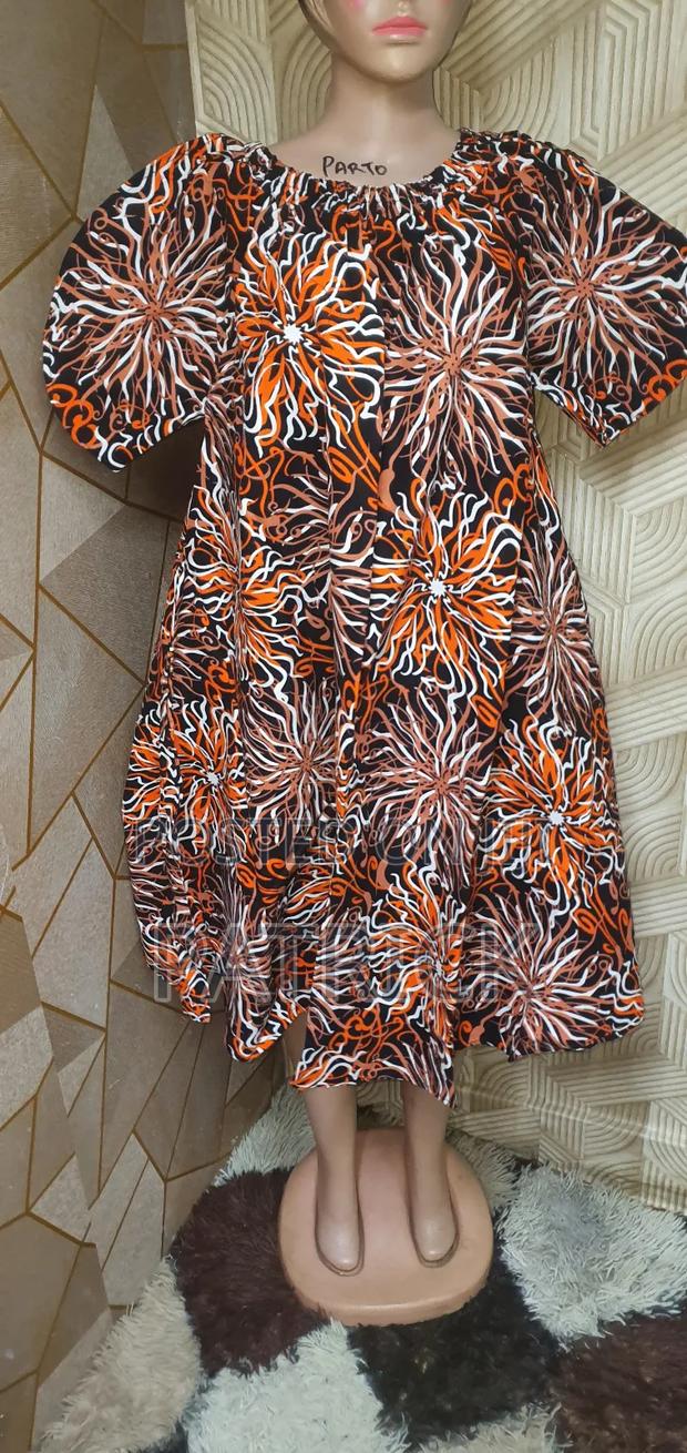 Ankara Free Size Short Dress - thumbnail 12
