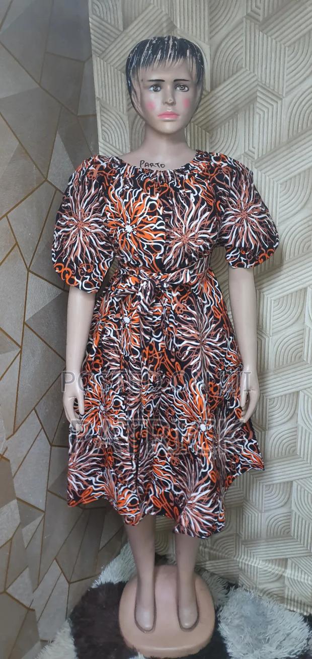Ankara Free Size Short Dress - thumbnail 13