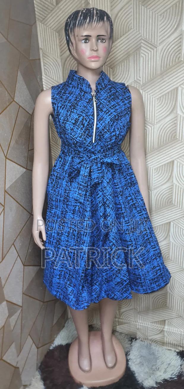 Ankara Free Size Short Dress - thumbnail 15