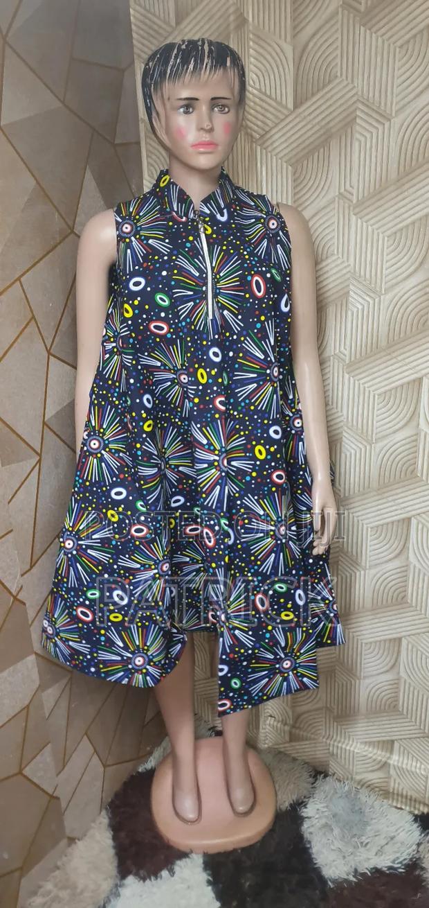 Ankara Free Size Short Dress - thumbnail 18