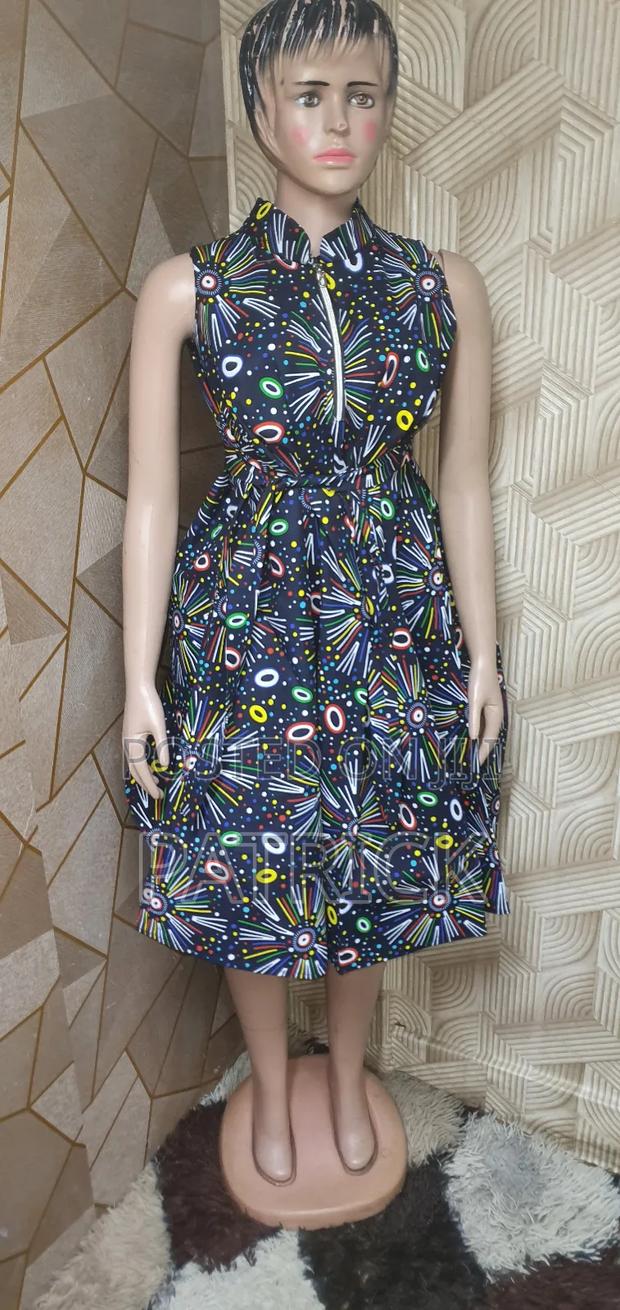 Ankara Free Size Short Dress - thumbnail 19