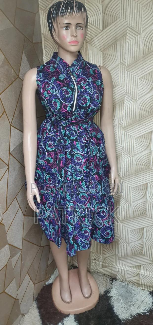 Ankara Free Size Short Dress - thumbnail 20