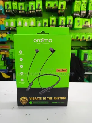*Oraimo Necklace Lite*
- Excellent Sound
- 72hrs + Play Time
- 10 M C