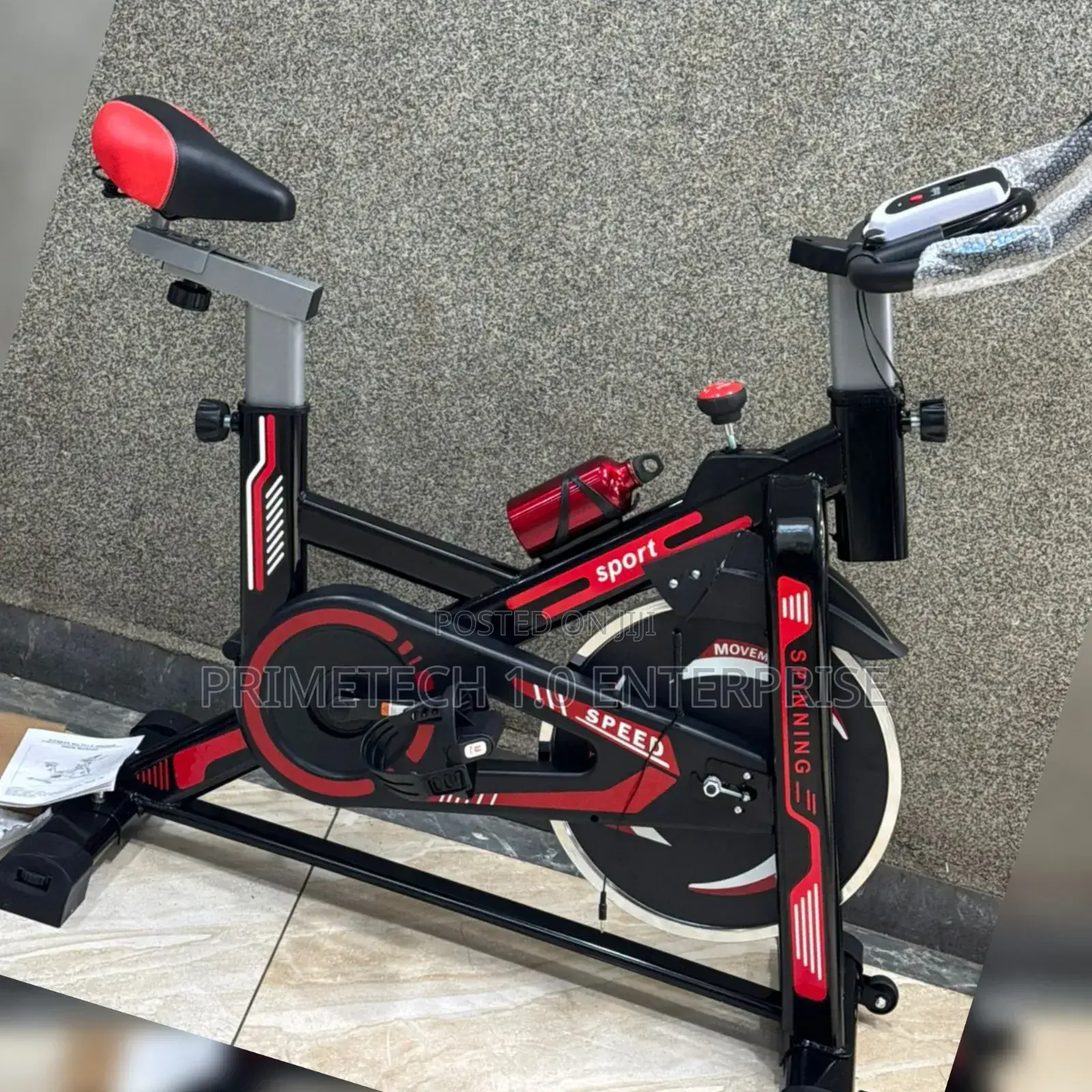 Red Gym Sport Bike
