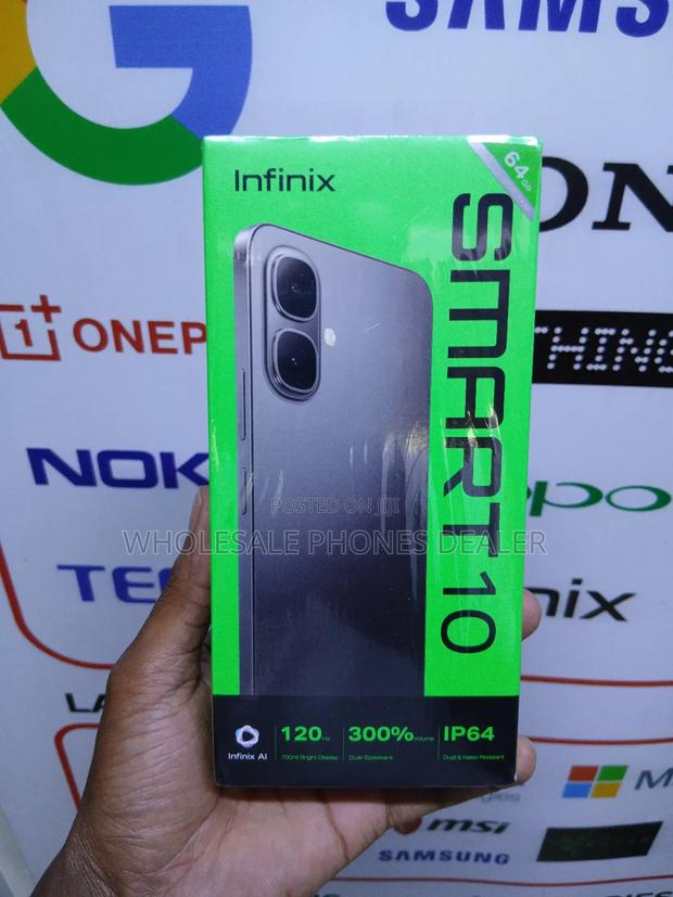New Infinix Smart 10 64 GB Black