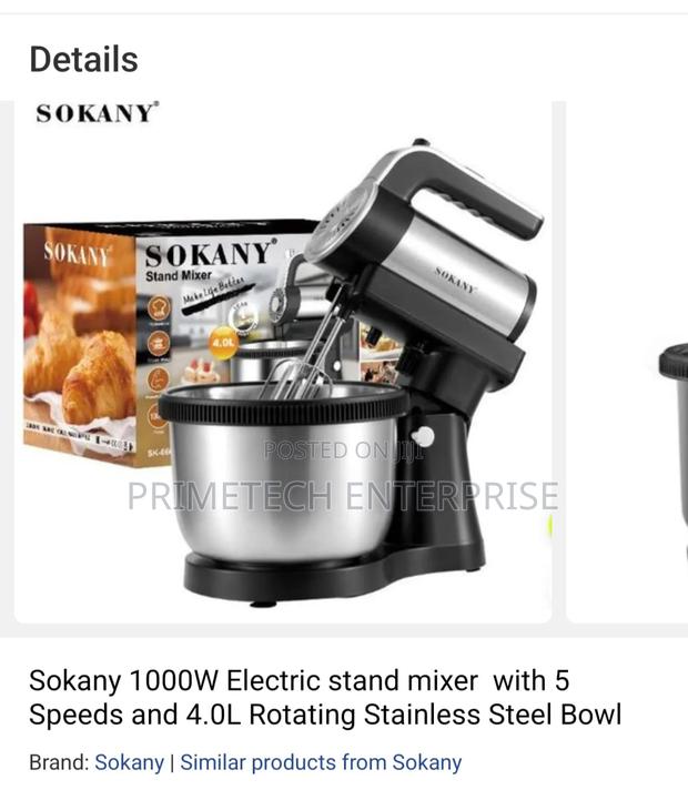 Sokany Bowl Mixer 3.5 Litres