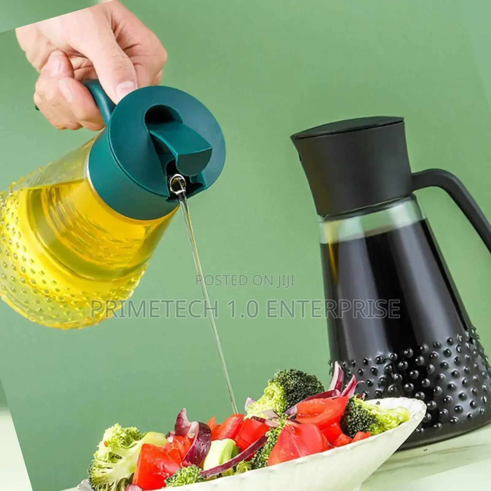 Diamond Oil Jar