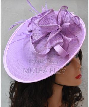 Red,Blue, Purple Yellow Wide Circular Fascinators - thumbnail 2