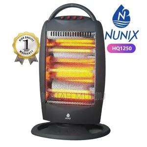 Nunix Hq1250 Halogen Room Heater.