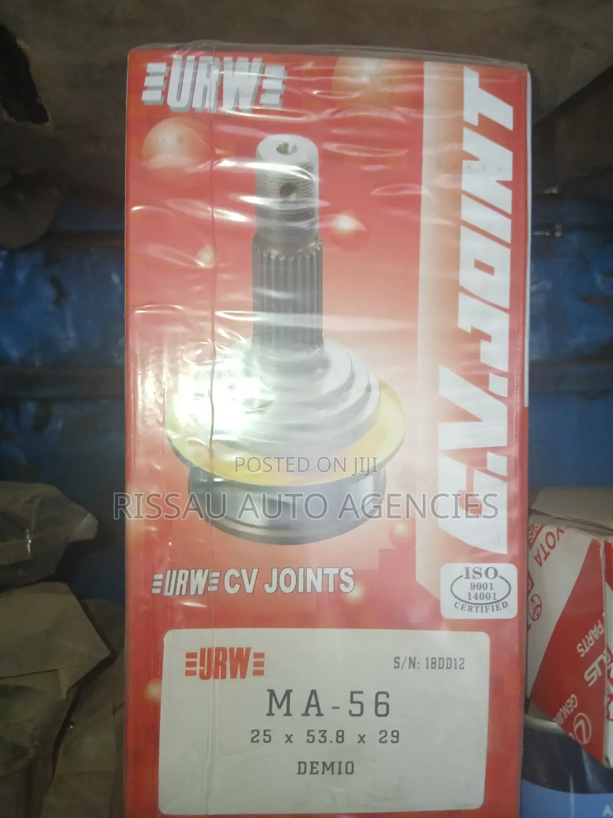 Mazda Demio Urw Cv Joint 25x53.8x29 Made in Japan.