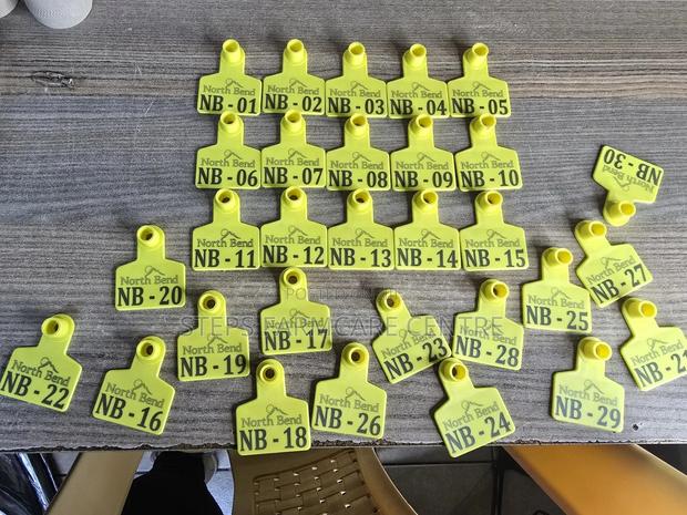 Branded Goat Tags With Logo