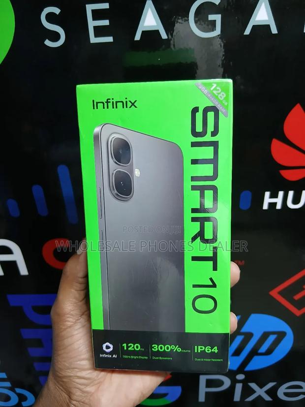 New Infinix Smart 10 128 GB Black