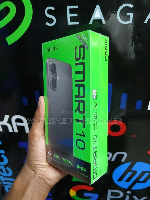New Infinix Smart 10 128 GB Black - thumbnail 2