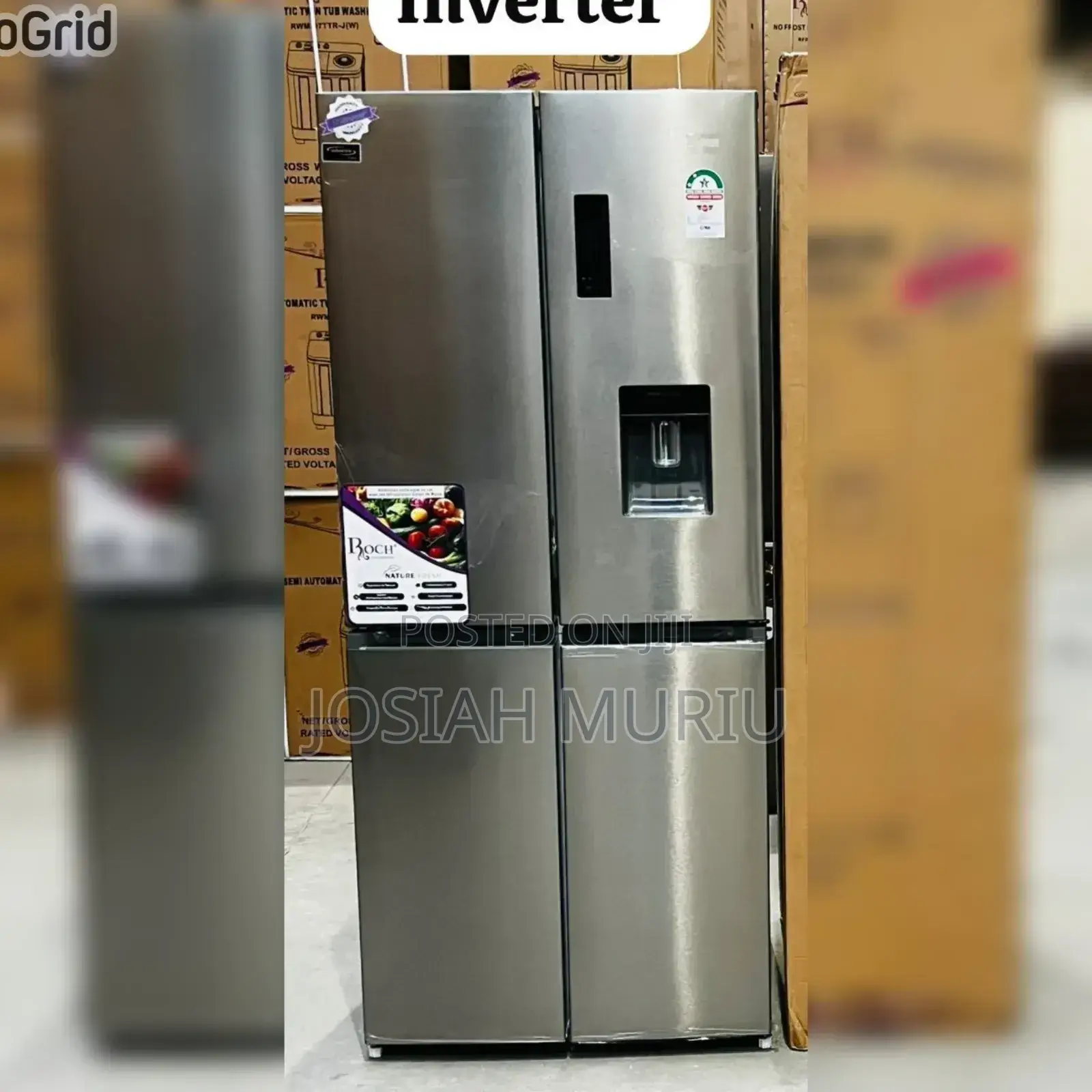 Roch 4 Door 434litre -525iwd4-I Refrigerator With Dispenser