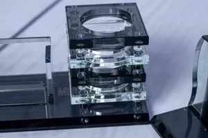 Crystal Clock Desk Organizer,Desk Organizer