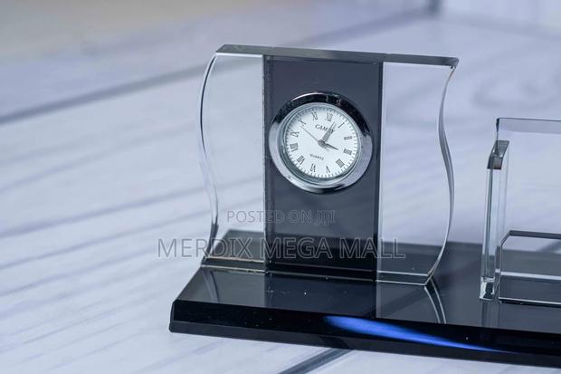 Crystal Clock Desk Organizer,Desk Organizer - thumbnail 5