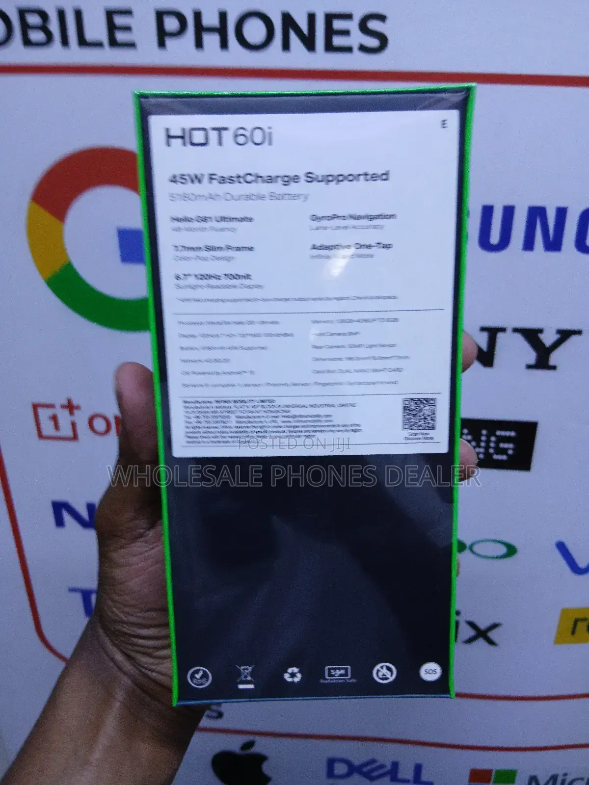New Infinix Hot 60i 128 GB Green