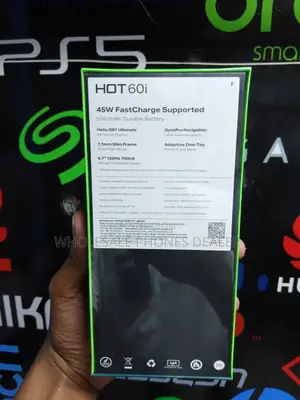 New Infinix Hot 60i 128 GB Black
