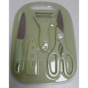 Kitchen Set of Scissors, Peeler, Small Knife and Board - thumbnail 2