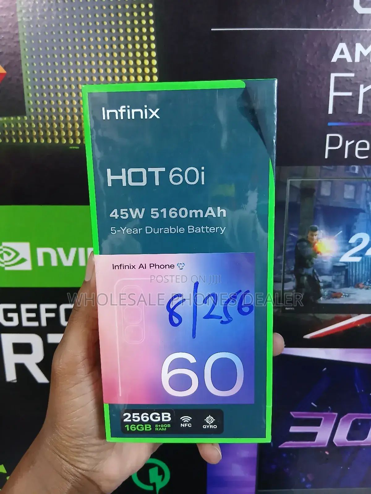 New Infinix Hot 60i 256 GB Green