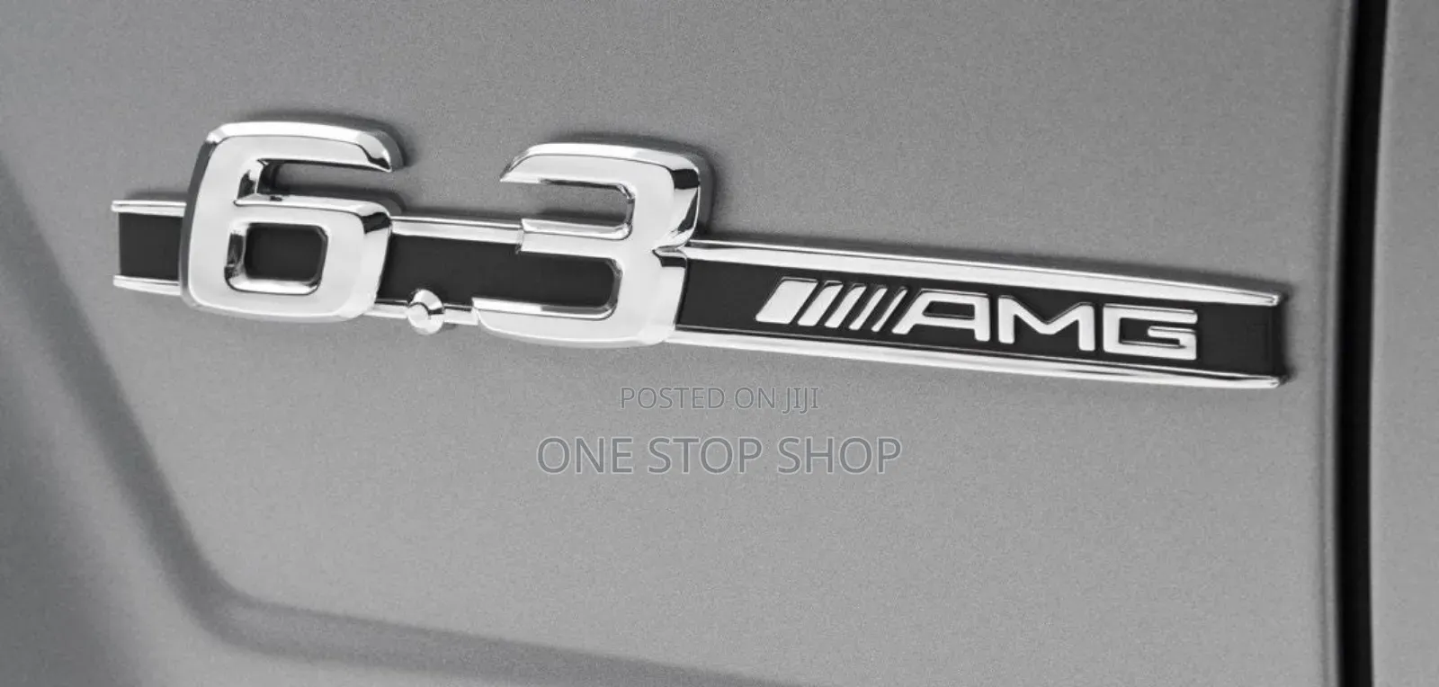 6.3amg Logo Chrome Lettering
