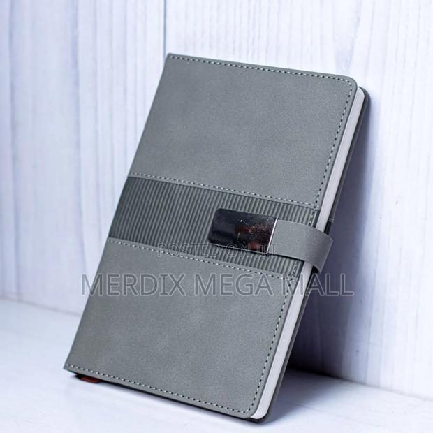 Executive A5 Silver Buckle Notebook,Notebooks, Notebook - main view