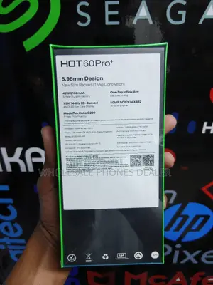 New Infinix Hot 60 Pro+ 128 GB Black