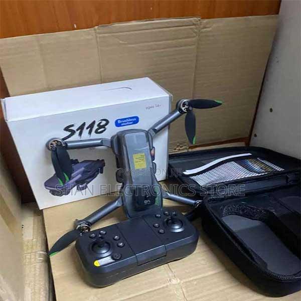Pan-Tilt for Teens Adults S118 Brushless Motor Drone Dual Hd Cam