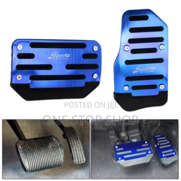 Blue Automatic Gas Brake Foot Pedal Cover