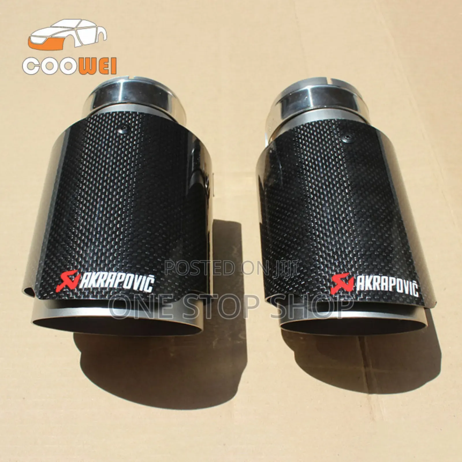 1pc Brand New Carbon Sporty Style Exhaust Tip Decoration