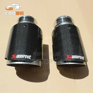 1pc Brand New Carbon Sporty Style Exhaust Tip Decoration