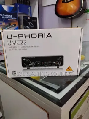 Behringer U-Phoria Umc22 Usb Audio Interface.