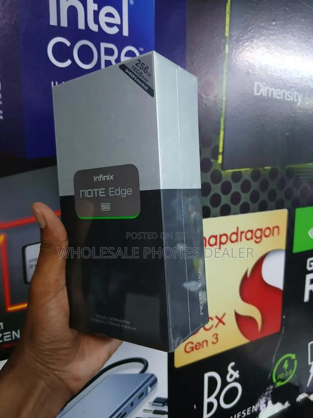 New Infinix Note Edge 256 GB Silver - thumbnail 2