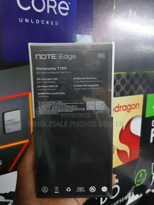 New Infinix Note Edge 256 GB Silver