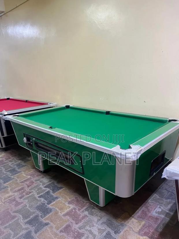 Heavy Duty Marble Top Pool Table – Coin Operated