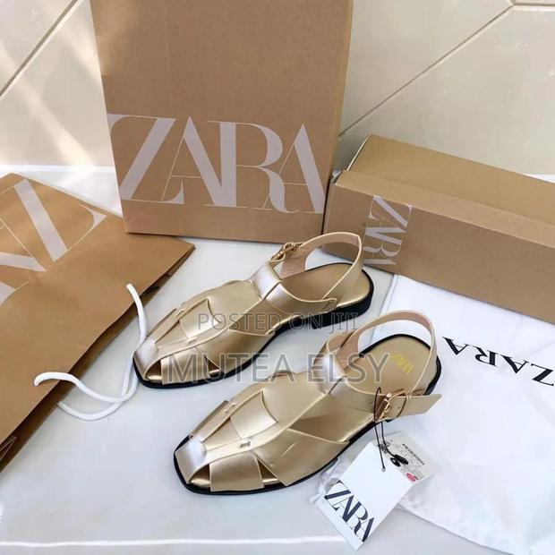 Black, Coffee Brawn,Brawn,Peach White Executive Sandals - thumbnail 4