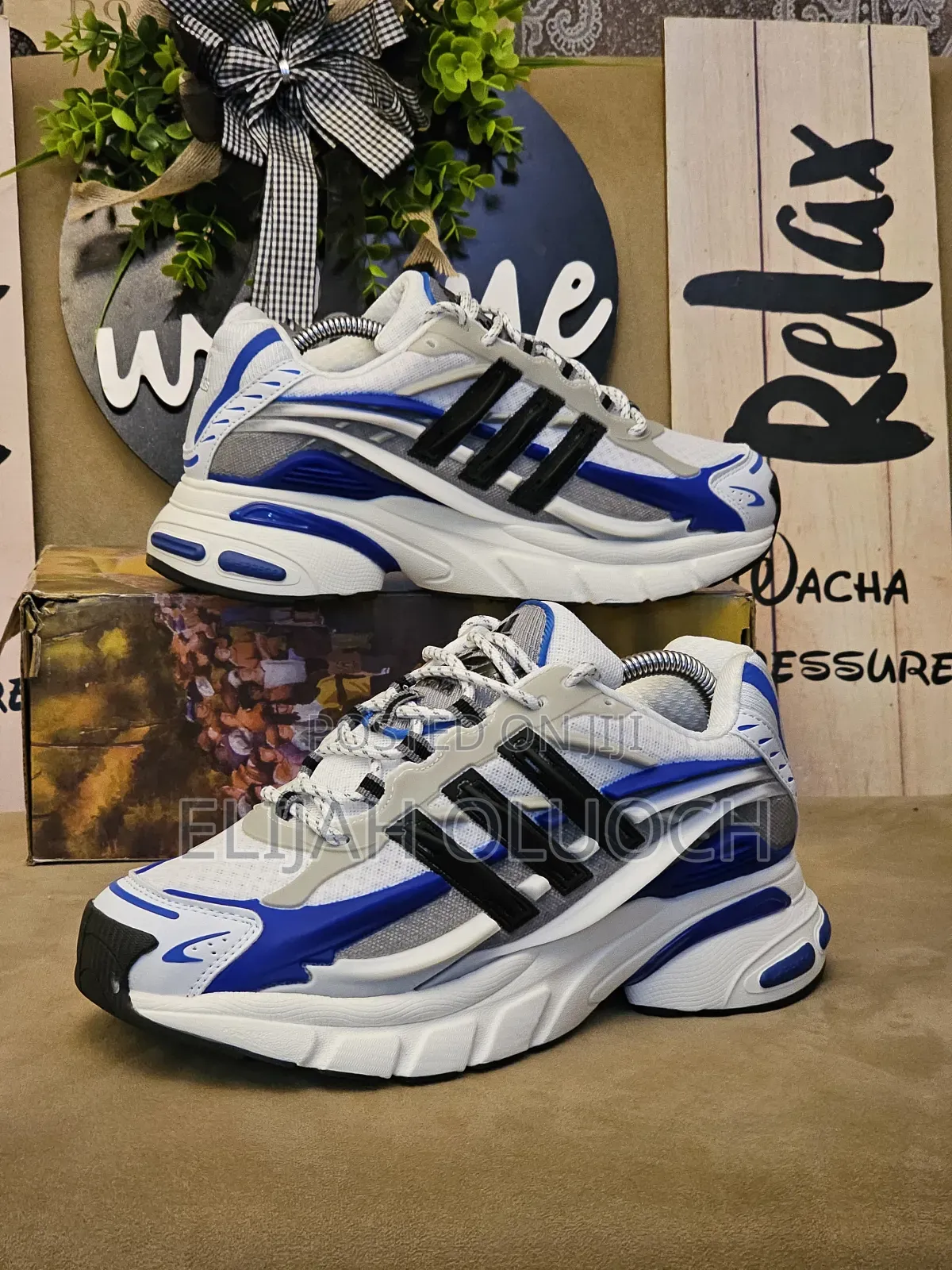 Pharrell X Adidas Adistar Jellyfish “Team Royal Blue” Sneakers