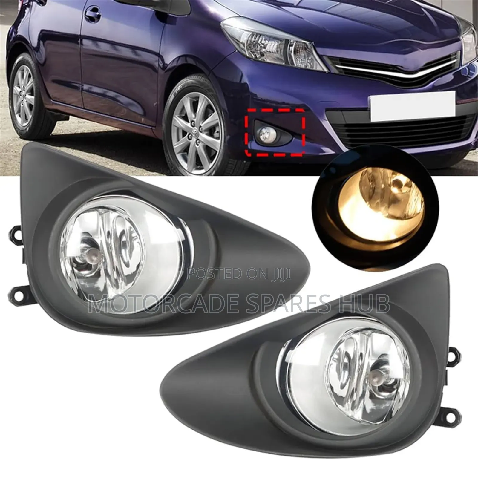 Toyota Vitz 2012 Fog Lights