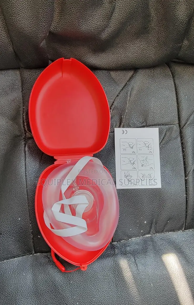 Silicone CPR Mask for Safe Rescue Breathing