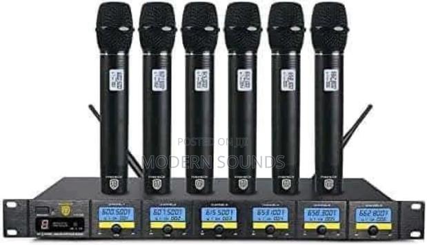 Proreck Mx66 6-Channel Uhf Wireless Microphone System. - main view