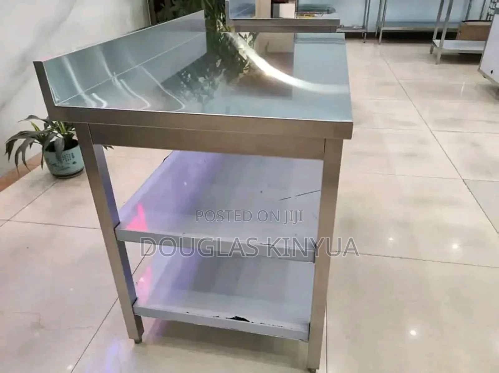 Preparation 3 Tiers Stainless Steel Working Table Work Table::