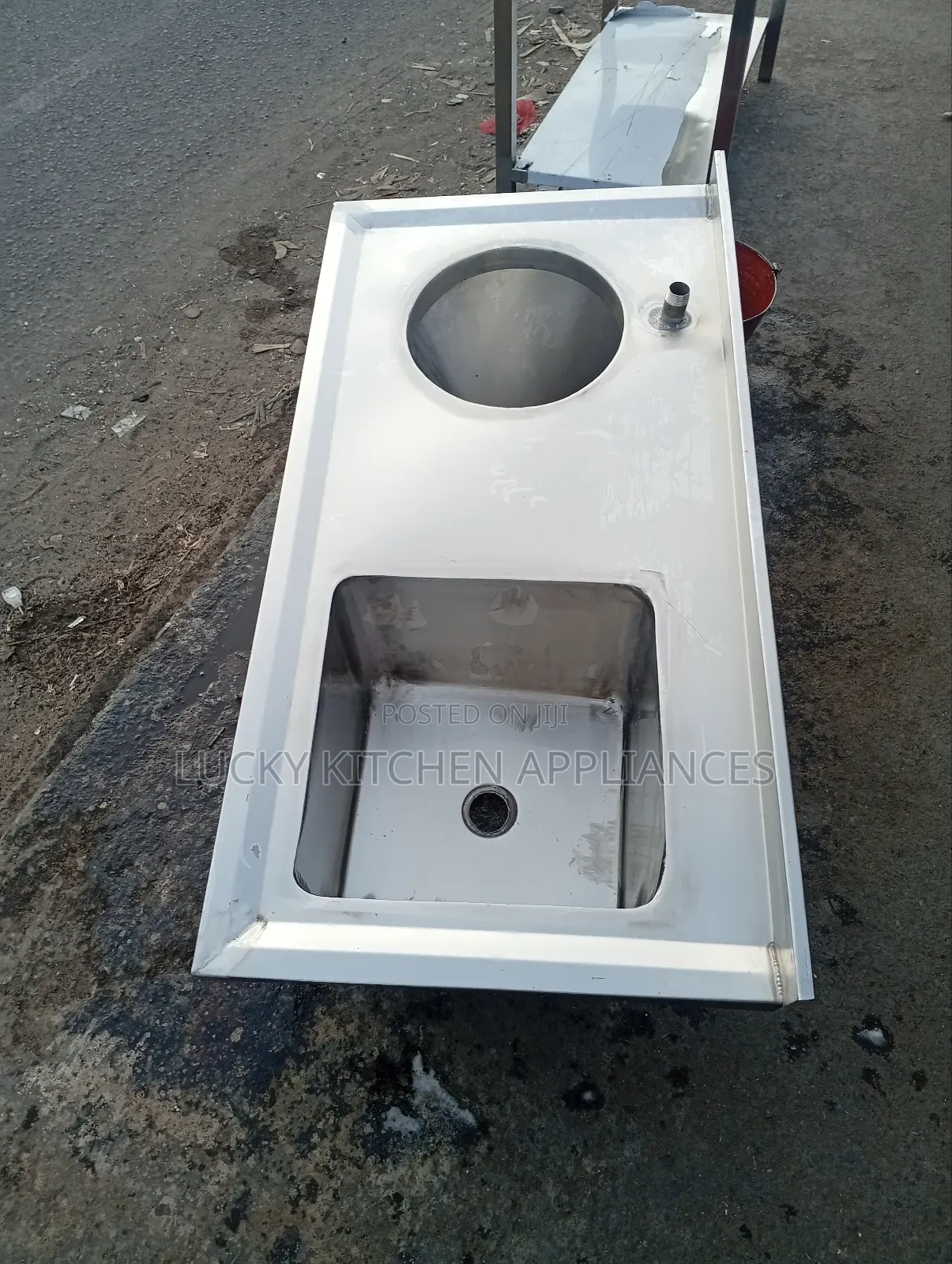 Stainless Steel Sluice Sink And Sink.