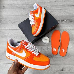 Airforce 1 Orange White Patent - thumbnail 2