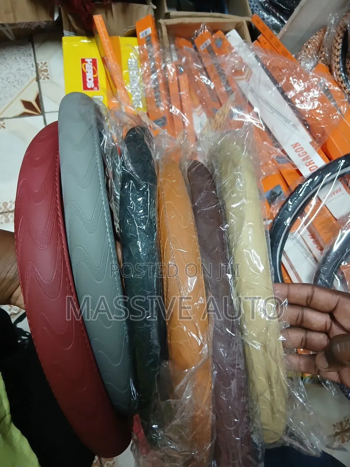 New Arrivals Leather Car Steering Covers/ Steering Wheel Cover