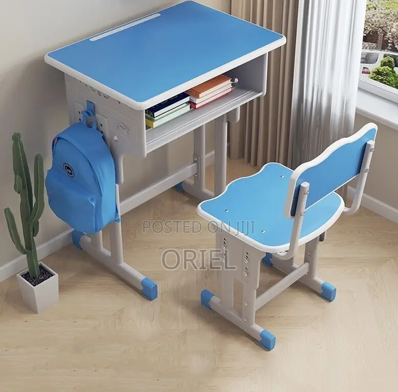 Kids Furniture; Kids Learning Desk With Matching Chair – Study Play