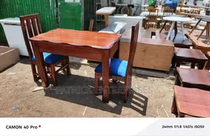 Modern Mahogany Two Seater Dining Set Two Seater