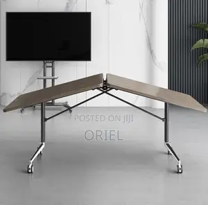 Boardroom Tables; Mobile Folding Conference Table With Lockable Wheels