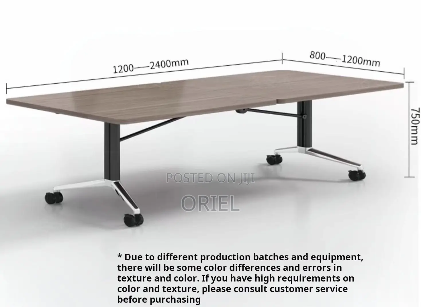 Boardroom Tables; Mobile Folding Conference Table With Lockable Wheels