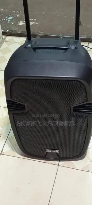 Aone 12-Inch Rechargeable Portable Amplified Powered Speaker System. - thumbnail 2