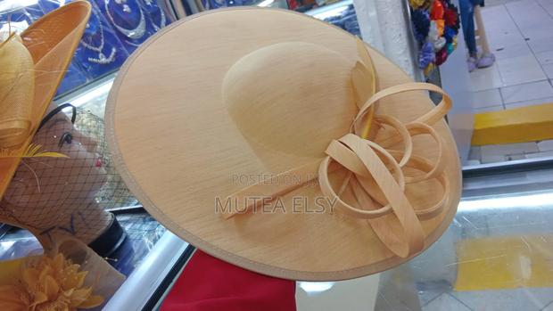 Red, Peach,Cream Orange Elegant Design Fascinators - thumbnail 3